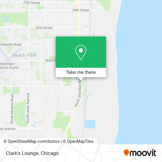 Clark's Lounge map