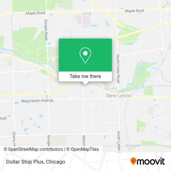 Dollar Stop Plus map