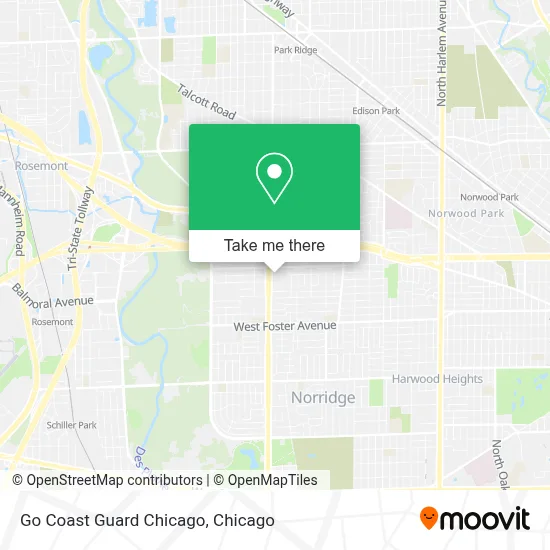 Go Coast Guard Chicago map