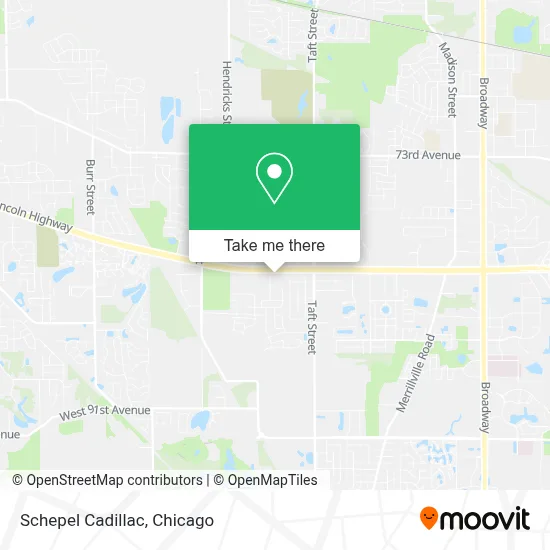 Schepel Cadillac map