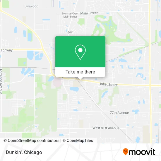 Dunkin' map