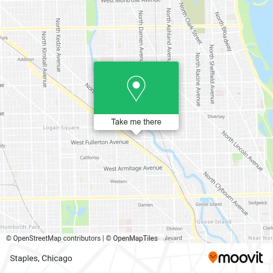 Staples map
