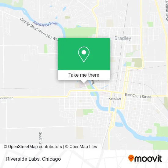 Riverside Labs map