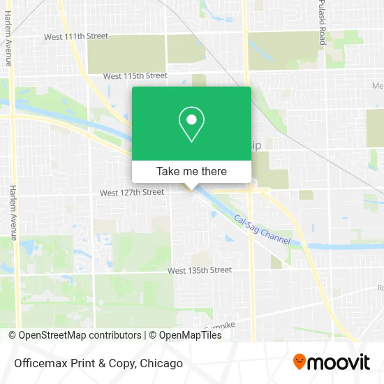 Officemax Print & Copy map