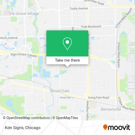 Kdn Signs map