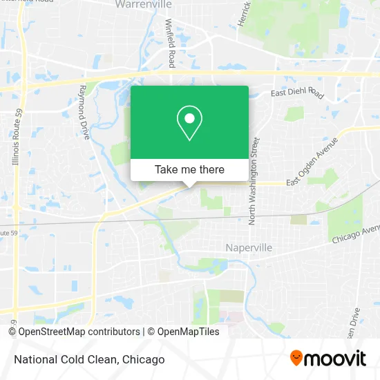 National Cold Clean map