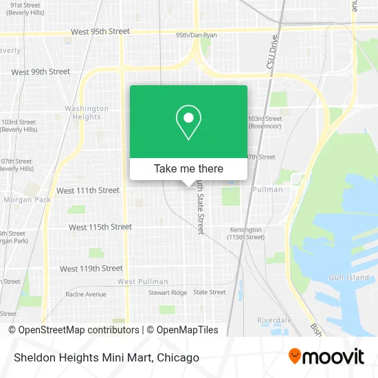 Sheldon Heights Mini Mart map