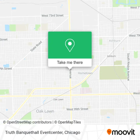 Truth Banquethall Eventcenter map
