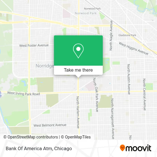 Bank Of America Atm map