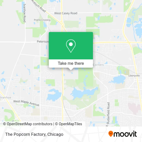The Popcorn Factory map