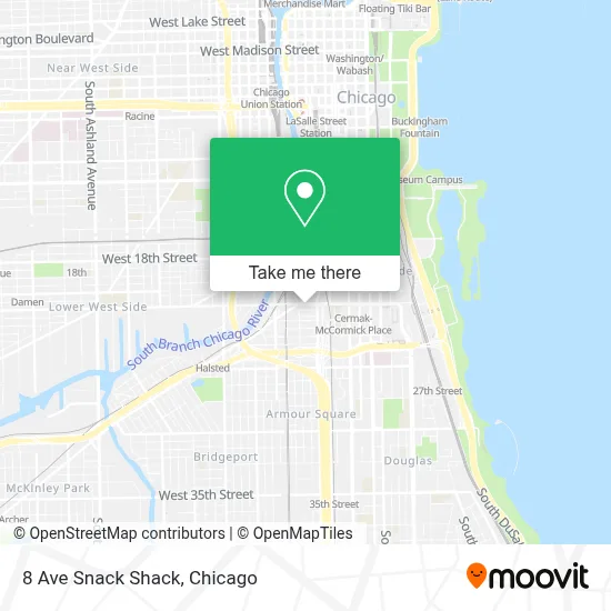 8 Ave Snack Shack map