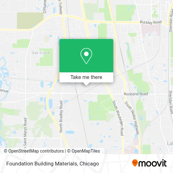 Foundation Building Materials map