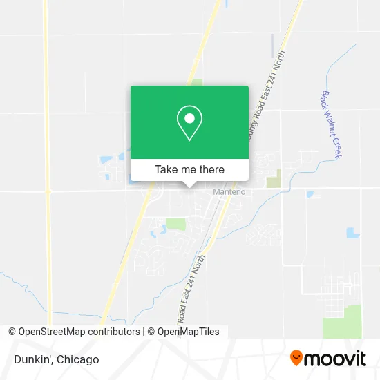 Dunkin' map