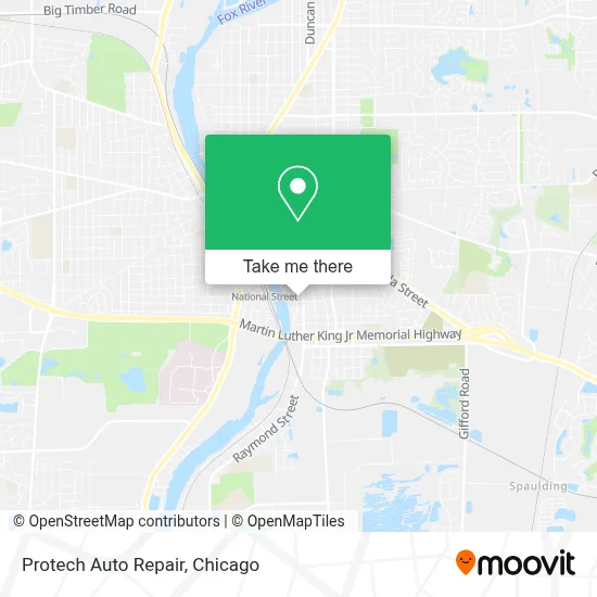 Protech Auto Repair map