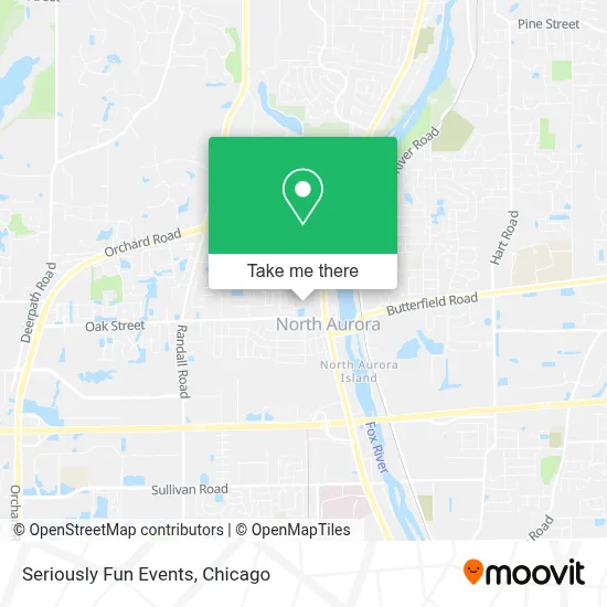 Seriously Fun Events map