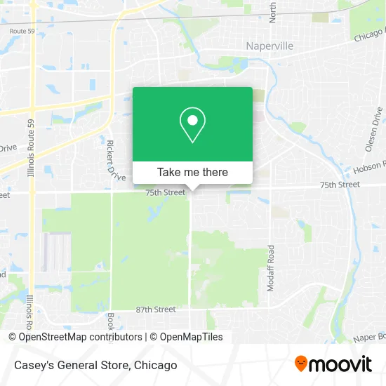 Casey's General Store map
