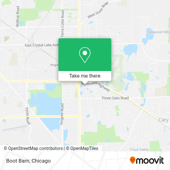 Boot Barn map