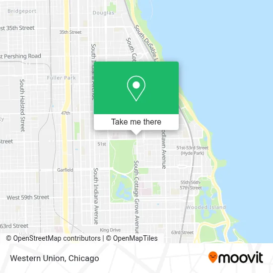 Western Union map