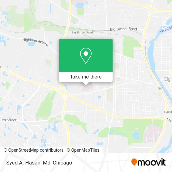 Syed A. Hasan, Md map