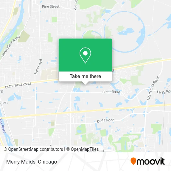 Merry Maids map