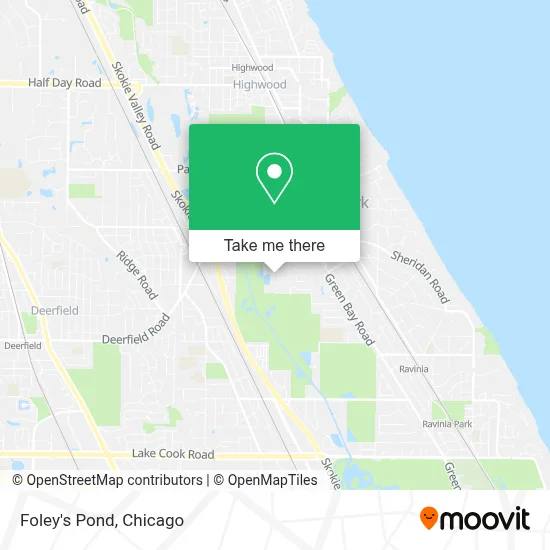 Foley's Pond map