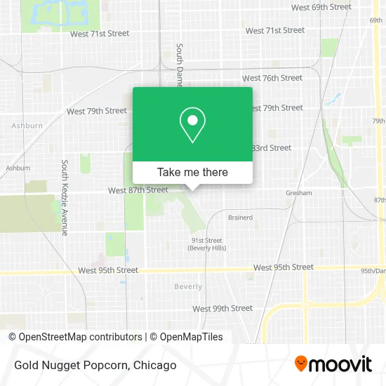 Gold Nugget Popcorn map