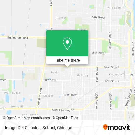 Imago Dei Classical School map
