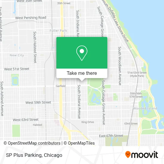 SP Plus Parking map