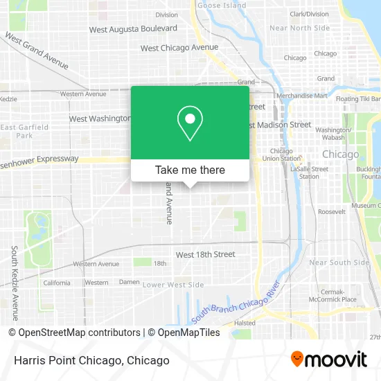 Harris Point Chicago map