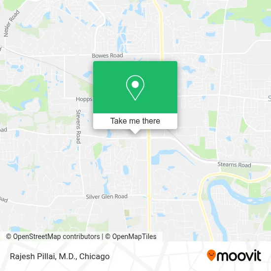 Rajesh Pillai, M.D. map