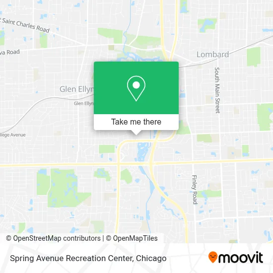 Spring Avenue Recreation Center map