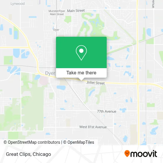 Great Clips map