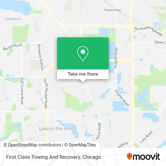 First Class Towing And Recovery map