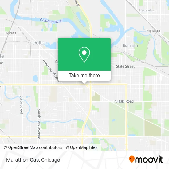 Marathon Gas map