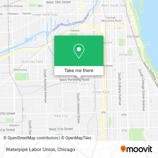 Waterpipe Labor Union map