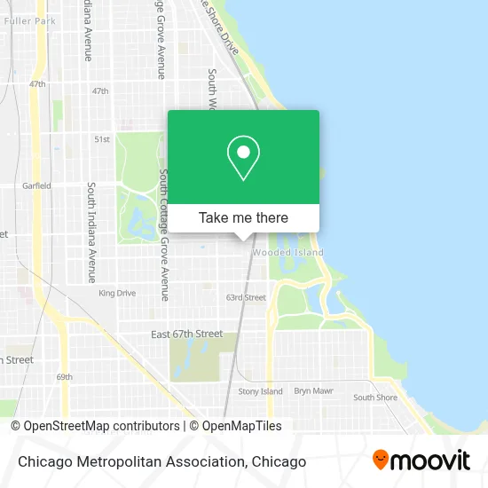 Chicago Metropolitan Association map