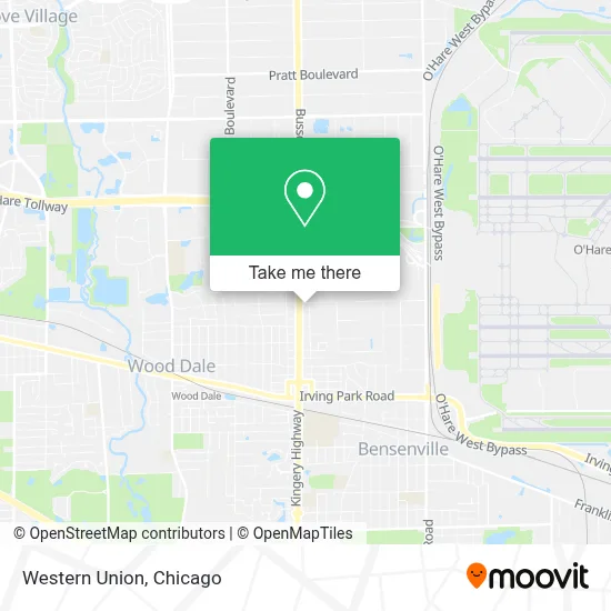 Western Union map