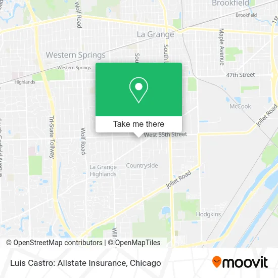 Luis Castro: Allstate Insurance map