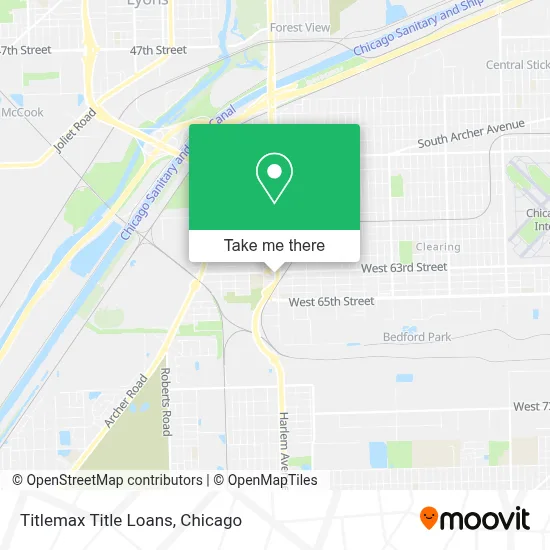 Titlemax Title Loans map