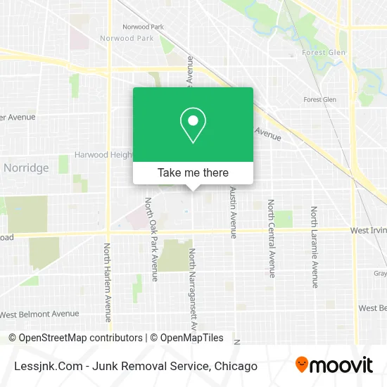 Lessjnk.Com - Junk Removal Service map