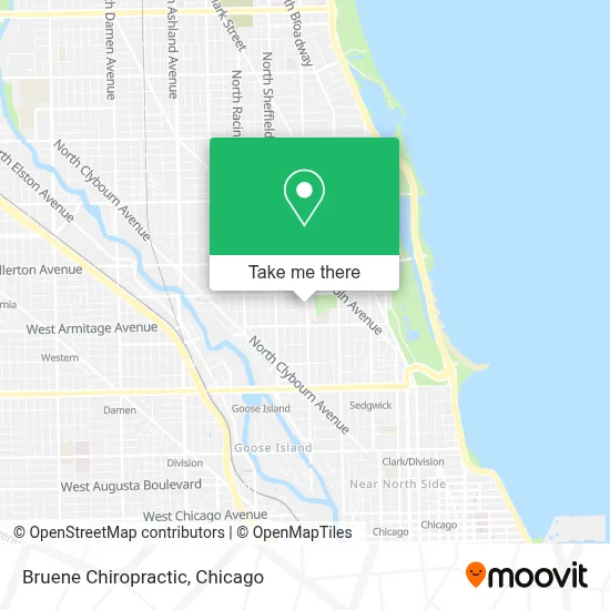 Bruene Chiropractic map