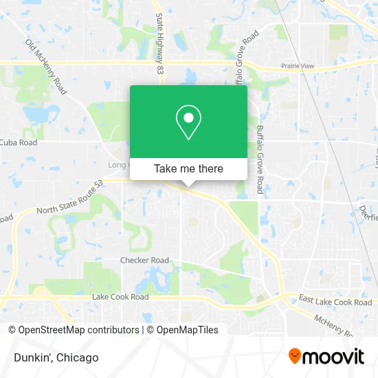Dunkin' map