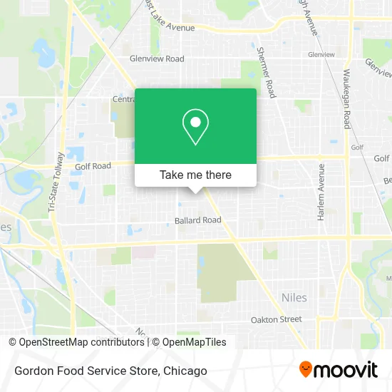 Gordon Food Service Store map