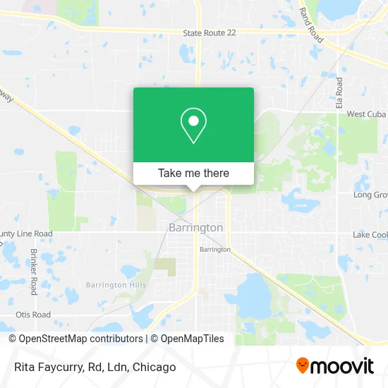 Rita Faycurry, Rd, Ldn map