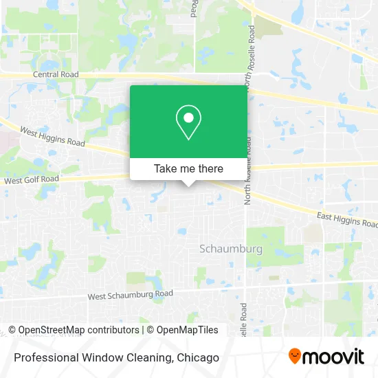 Professional Window Cleaning map
