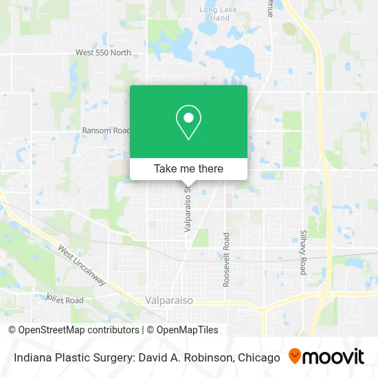 Indiana Plastic Surgery: David A. Robinson map