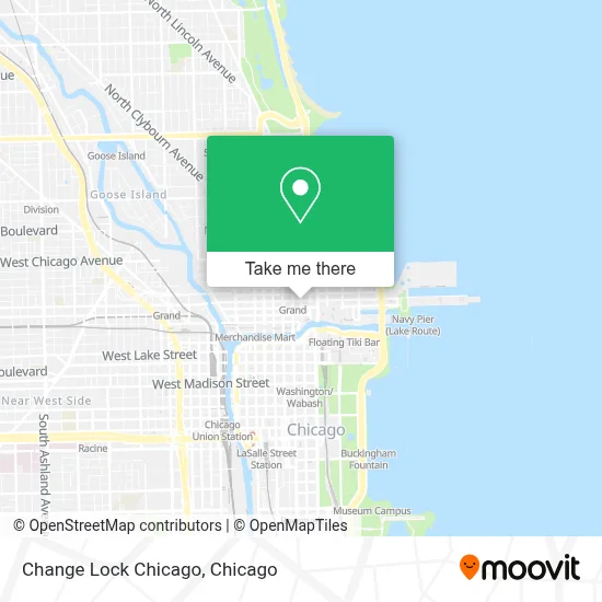Change Lock Chicago map