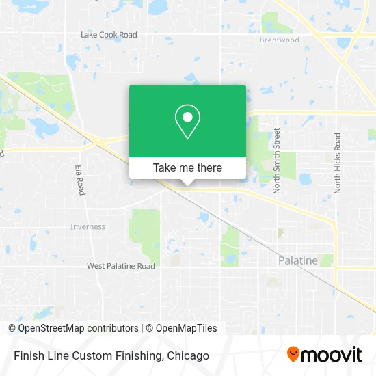Finish Line Custom Finishing map