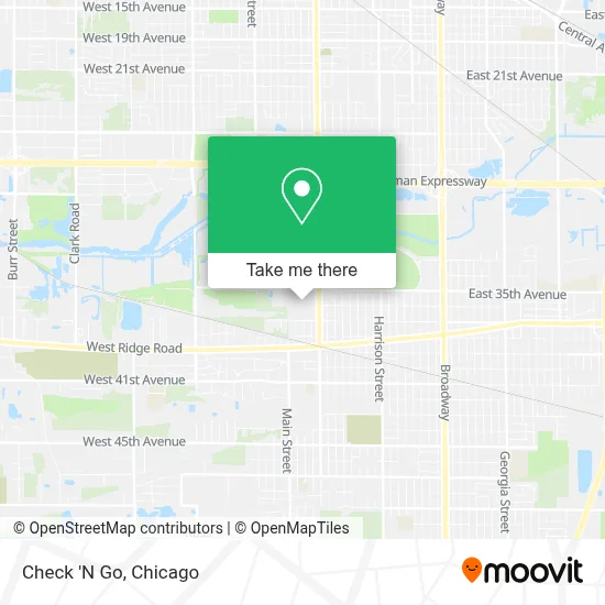 Check 'N Go map