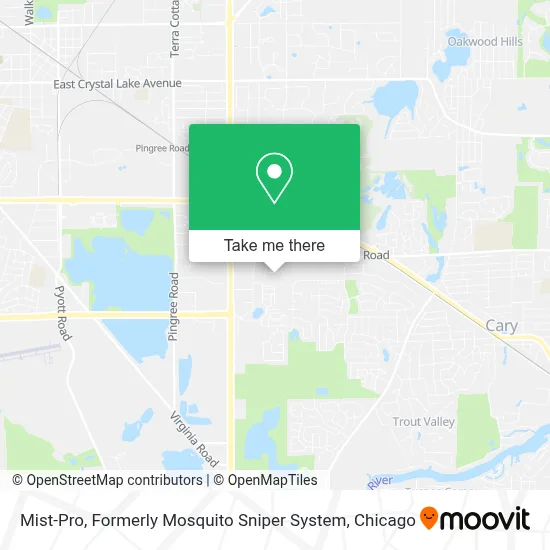 Mist-Pro, Formerly Mosquito Sniper System map